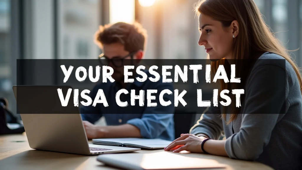 This image shows a checklist being filled out, representing Your Essential Student Visa Checklist.